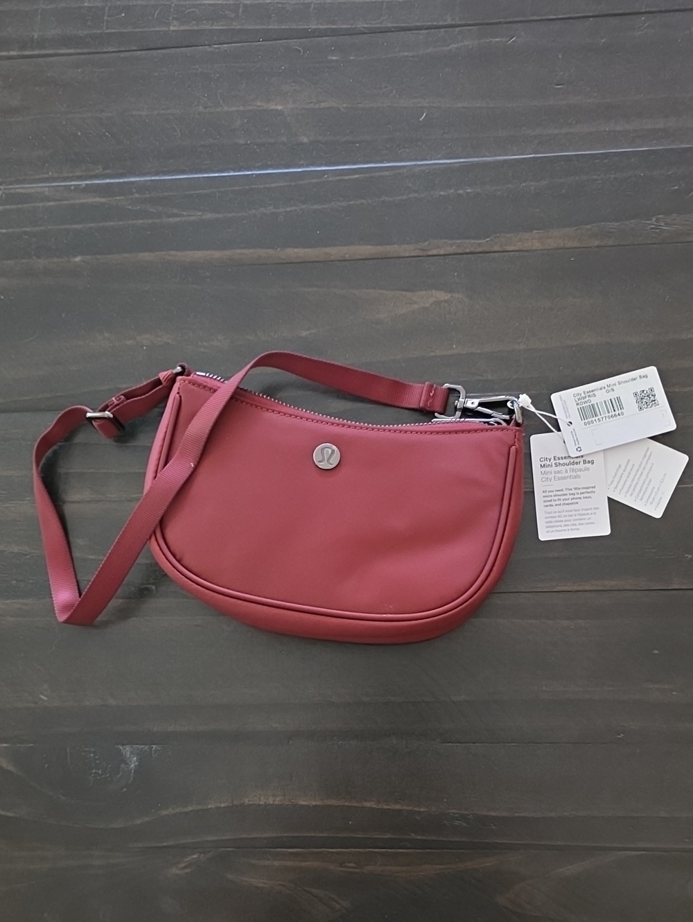 lululemon athletica Mini Shoulder Bag - Deep Berry Red